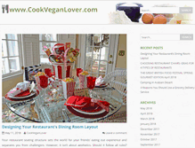 Tablet Screenshot of cookveganlover.com